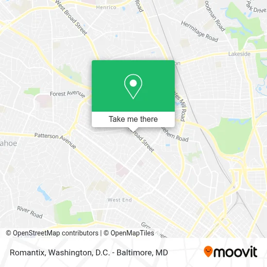 Romantix map