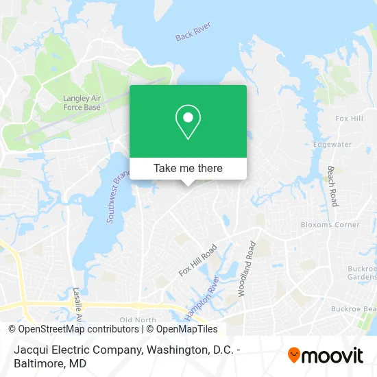 Jacqui Electric Company map