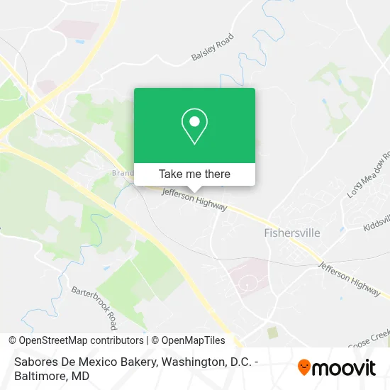Sabores De Mexico Bakery map