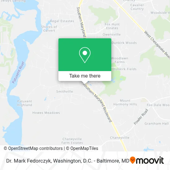 Dr. Mark Fedorczyk map