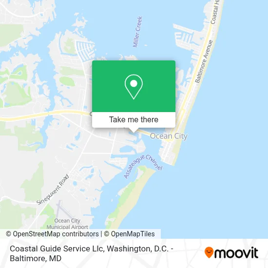 Coastal Guide Service Llc map