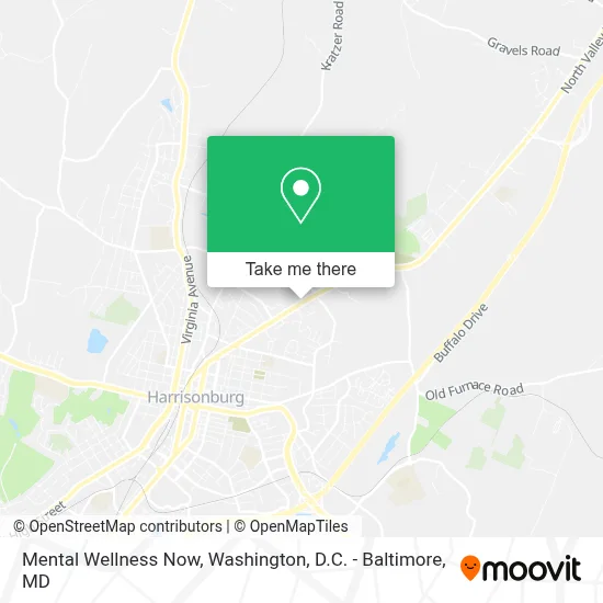 Mental Wellness Now map