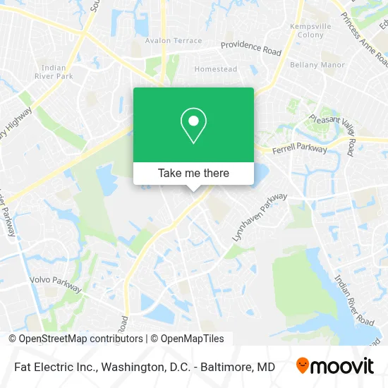 Fat Electric Inc. map