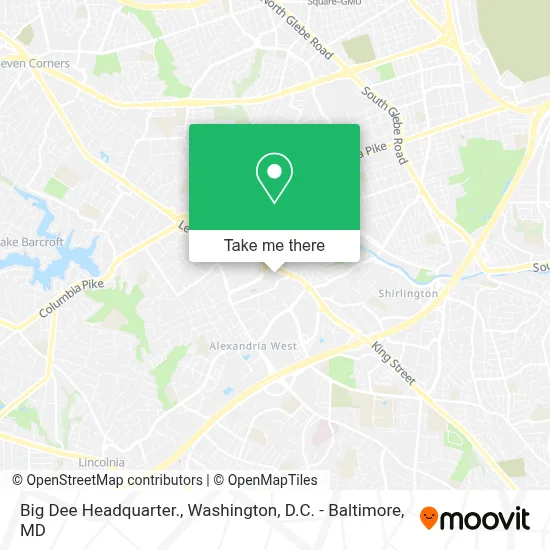 Big Dee Headquarter. map