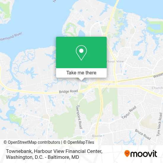 Townebank, Harbour View Financial Center map