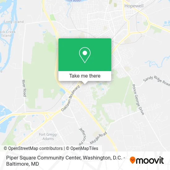Piper Square Community Center map