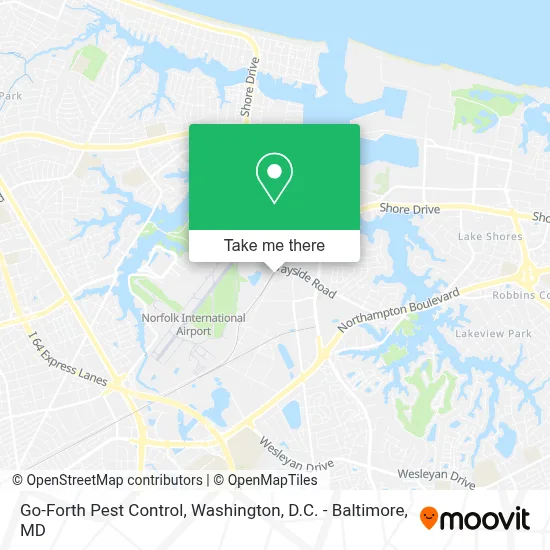 Go-Forth Pest Control map