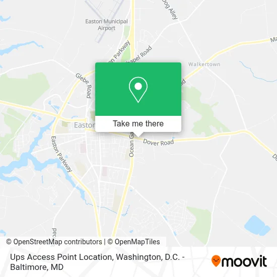 Ups Access Point Location map