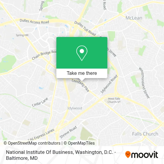 National Institute Of Business map