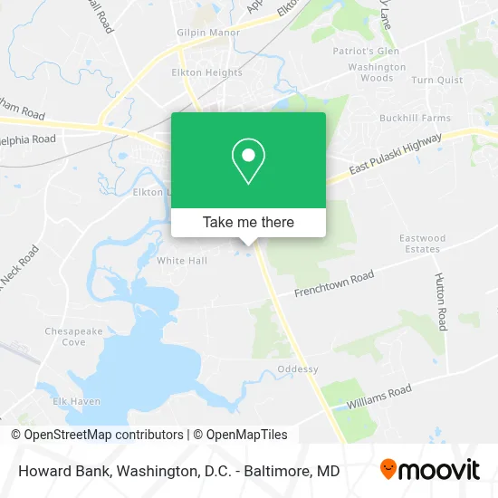 Howard Bank map