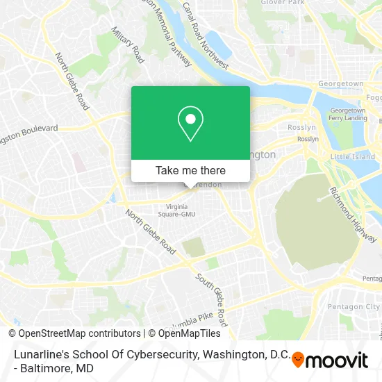 Lunarline's School Of Cybersecurity map