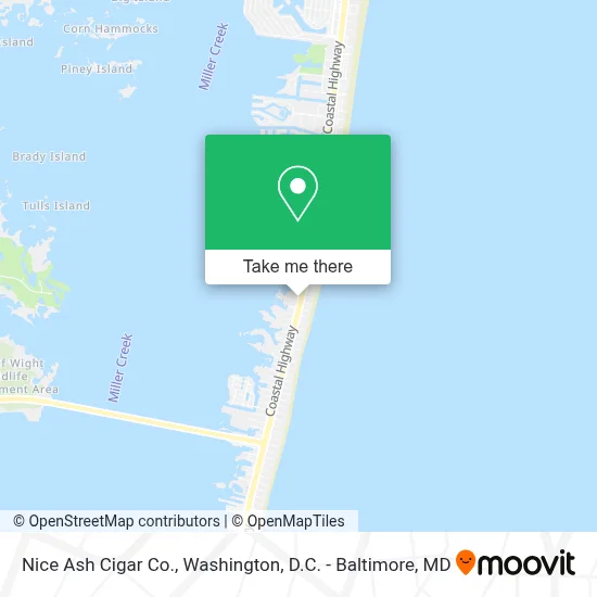 Nice Ash Cigar Co. map