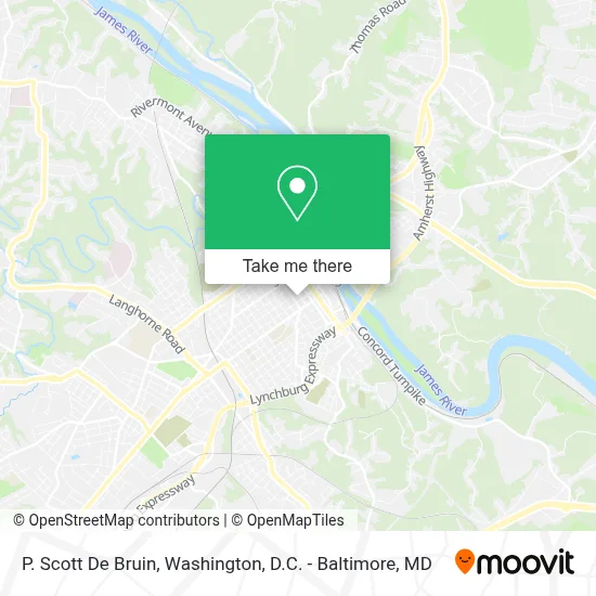 P. Scott De Bruin map