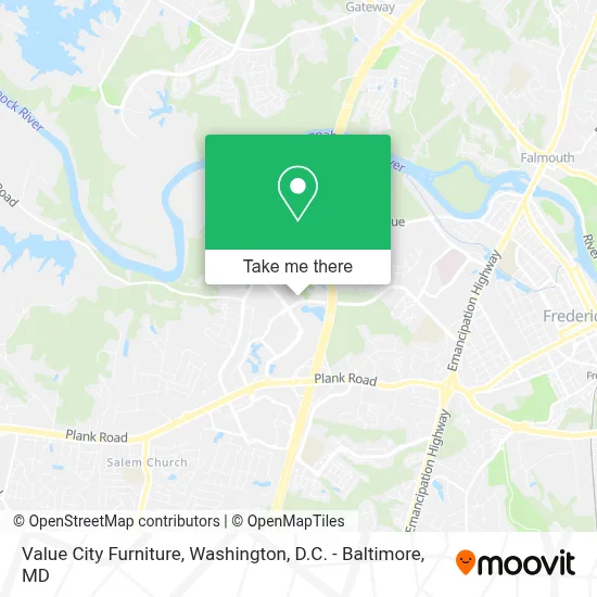Value City Furniture map