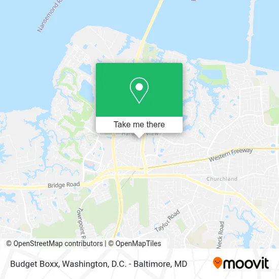 Budget Boxx map