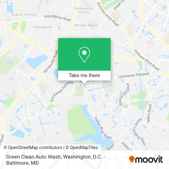 Green Clean Auto Wash map