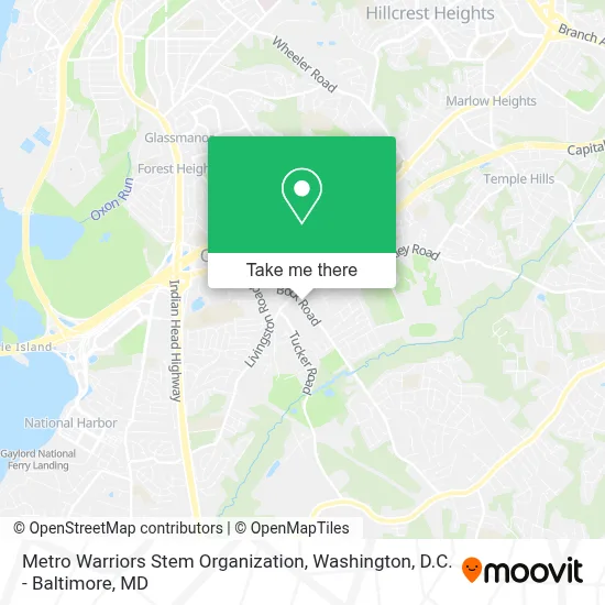 Metro Warriors Stem Organization map
