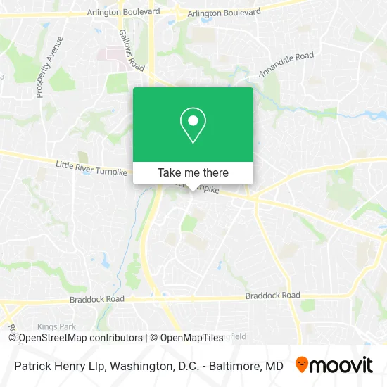 Patrick Henry Llp map