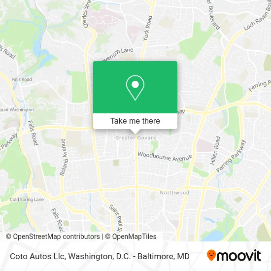 Coto Autos Llc map