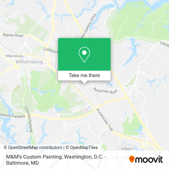 M&M's Custom Painting map