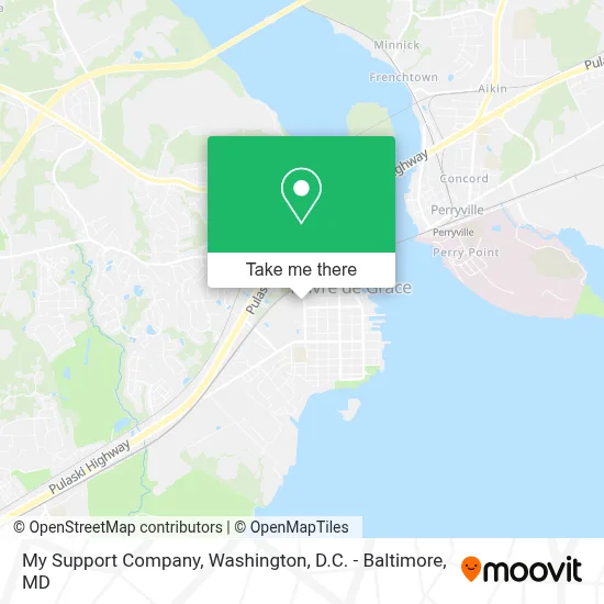 My Support Company map