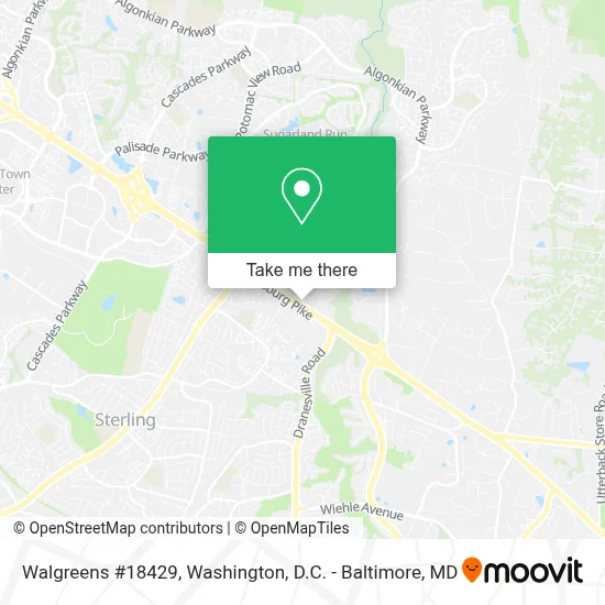 Walgreens #18429 map