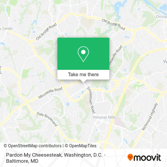 Pardon My Cheesesteak map