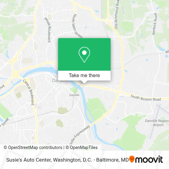 Susie's Auto Center map