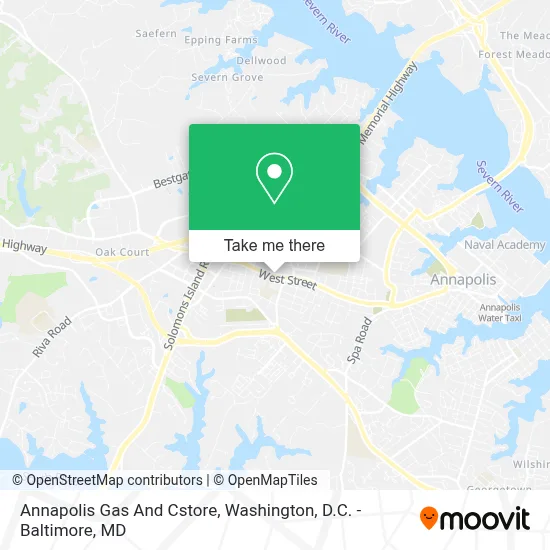 Annapolis Gas And Cstore map