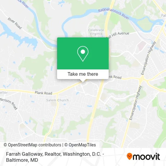 Farrah Galloway, Realtor map