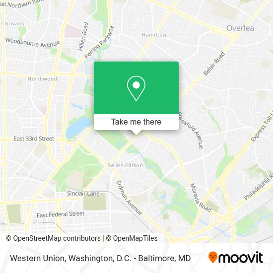 Western Union map