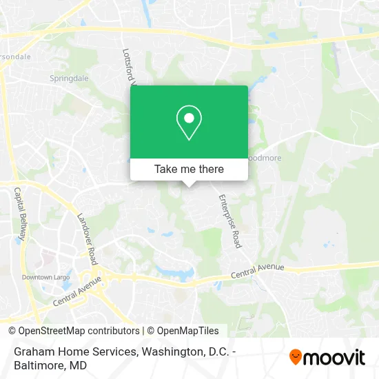 Graham Home Services map