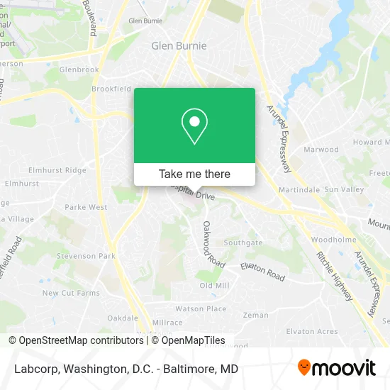 Mapa de Labcorp