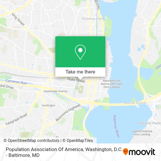 Population Association Of America map