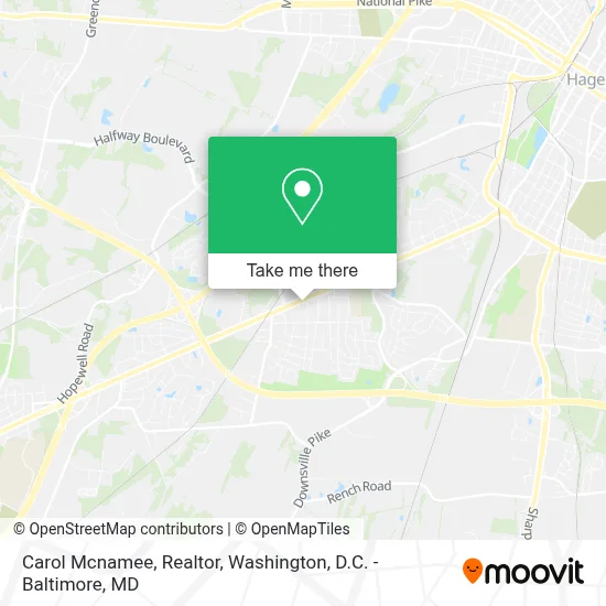 Carol Mcnamee, Realtor map