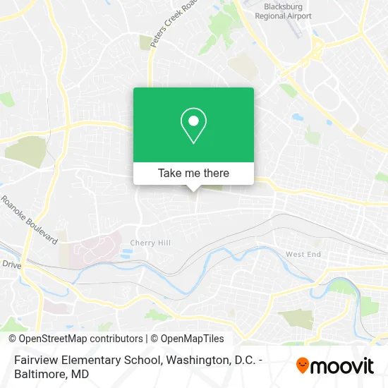 Fairview Elementary School map