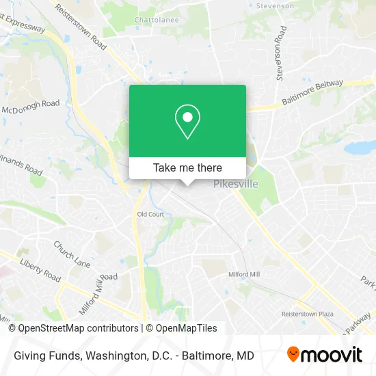 Giving Funds map