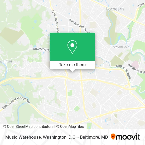 Music Warehouse map