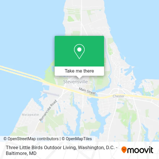 Three Little Birds Outdoor Living map
