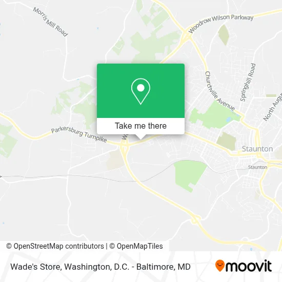 Wade's Store map