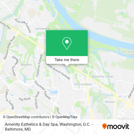 Amenity Esthetics & Day Spa map