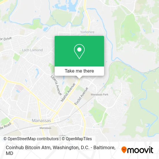 Coinhub Bitcoin Atm map