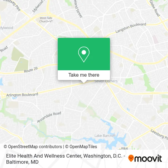 Elite Health And Wellness Center map