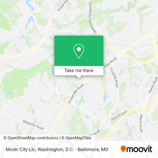 Modn City Llc map
