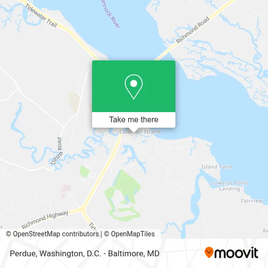 Perdue map