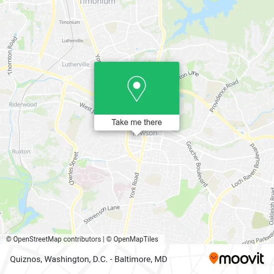 Quiznos map