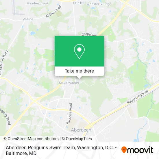 Aberdeen Penguins Swim Team map