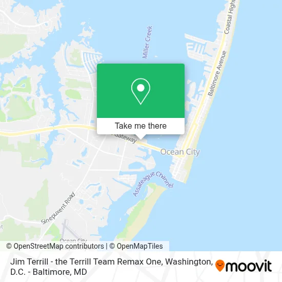Jim Terrill - the Terrill Team Remax One map