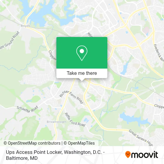 Ups Access Point Locker map