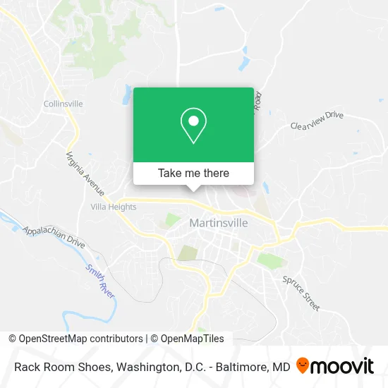 Rack Room Shoes map